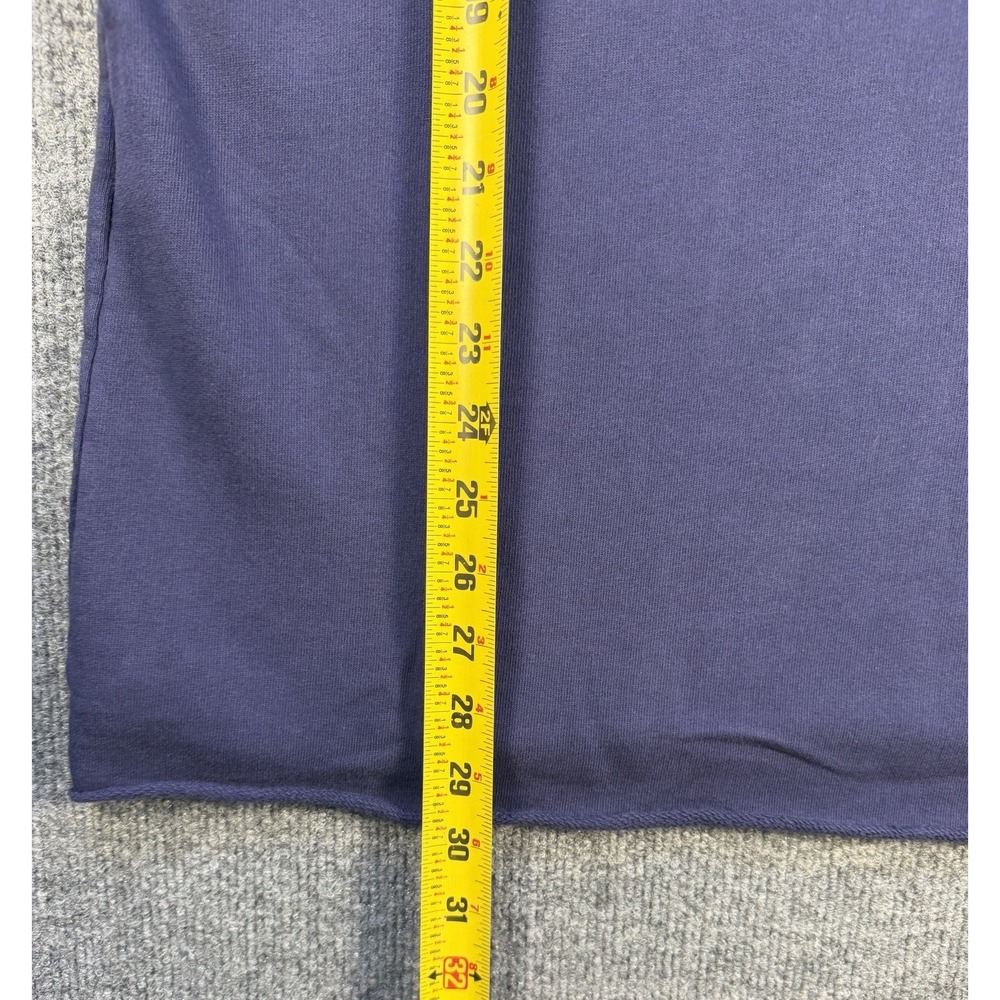 Adidas Originals 72 Sleeveless Hoodie Tank Top XL Navy Trefoil Graphic X31979 - Picture 5 of 8